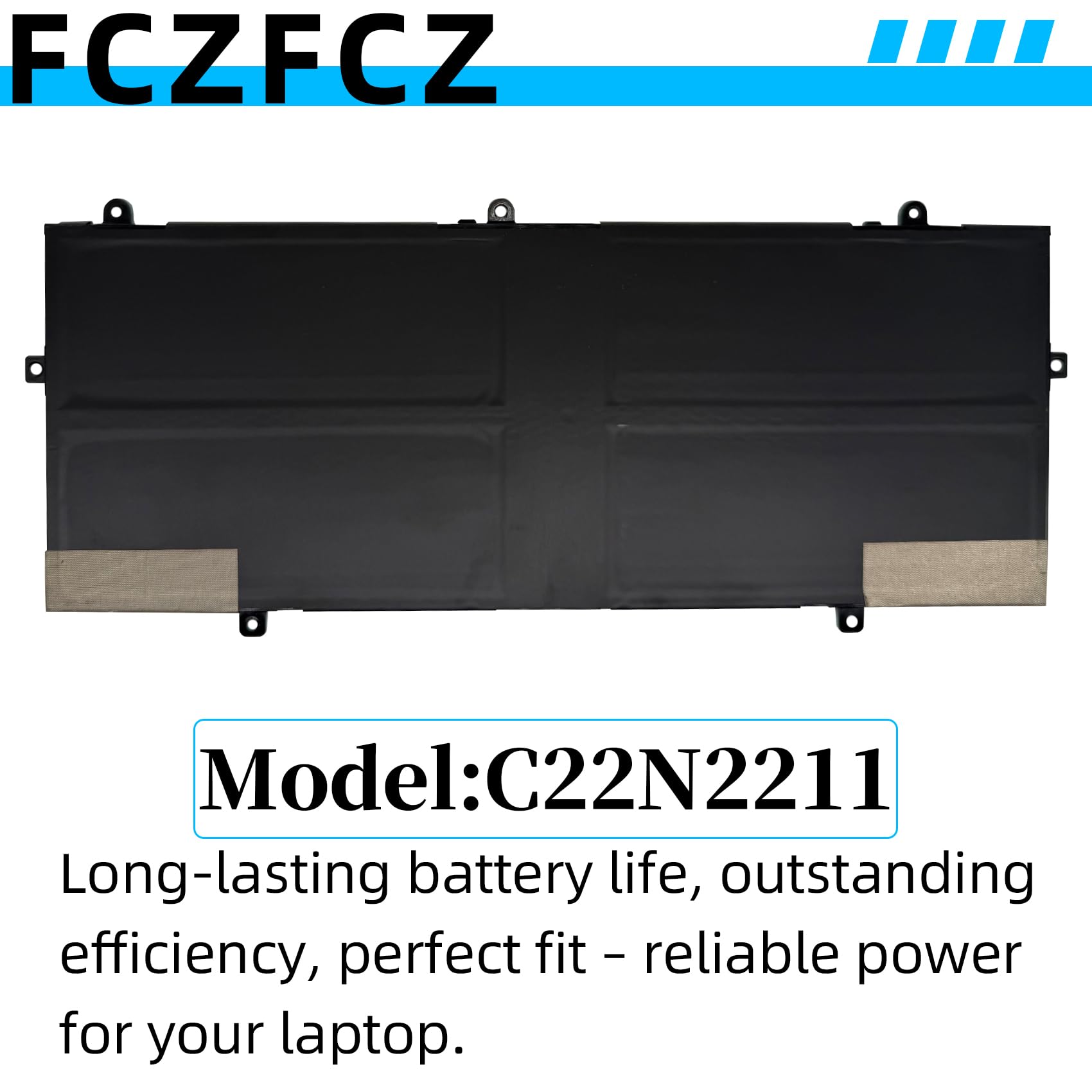 Amazon.com: FCZFCZ C22N2211 Battery 75Wh 9702mAh Replacement for